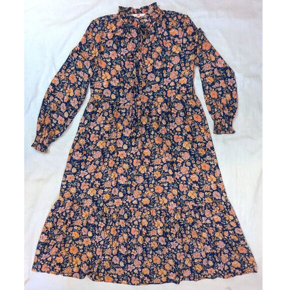 Levi's Floral Print Long Sleeve Casual Dress Size XS - Picture 11 of 12